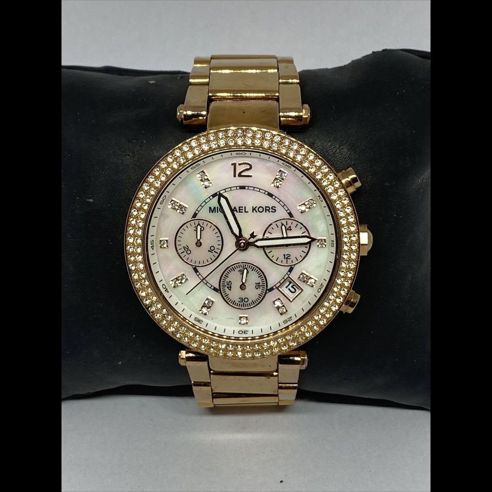 Michael Kors Parker MK5491 Womens Stainless Steel Analog Dial Quartz Watch UC544